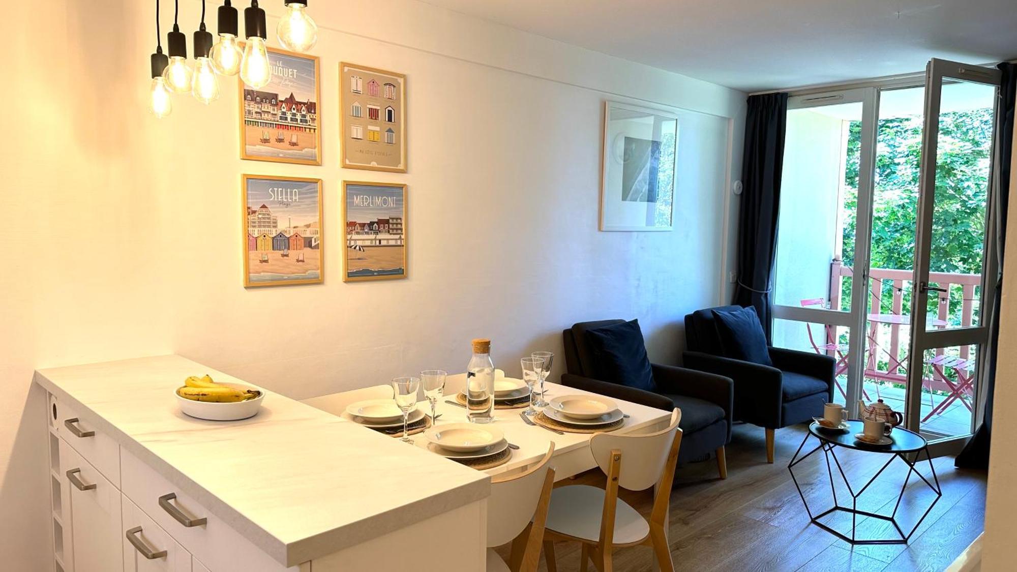 Appt 4 Pers-2 Chb-2 Sdb-Piscine-Linge Inclus-Literies Faites A L'Arrivee Inclus-Parking Lejlighed Le Touquet Eksteriør billede